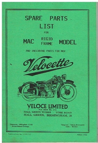 Velocette 250cc mov - 250cc, &