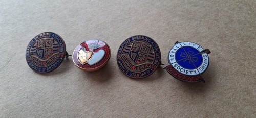 Vintage badges 2 bronze - 4,