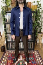 Vintage 1970s Silky Navy