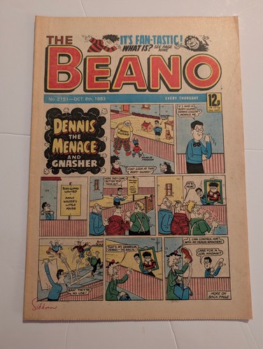 Beano comic 2151 october - no, 2151,
