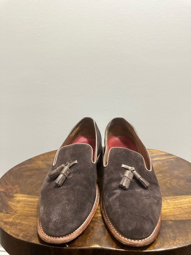 Grenson brown suede tassel - grenson,