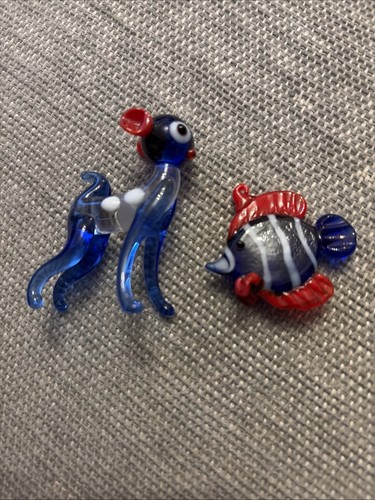 Glass murano style fish - 2,