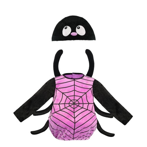 Kids pink spider costume - pink,
