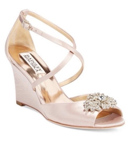 Badgley mischka strappy wedge - badgley,