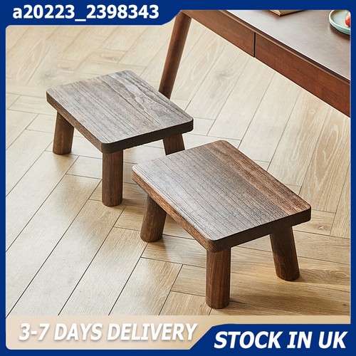 Wooden small footrest - wooden,