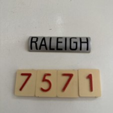 Raleigh frame tube badge new - tube,