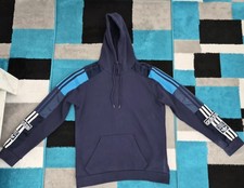 adidas Originals Mens Adicolor Hoodie Night Indigo ,Size M