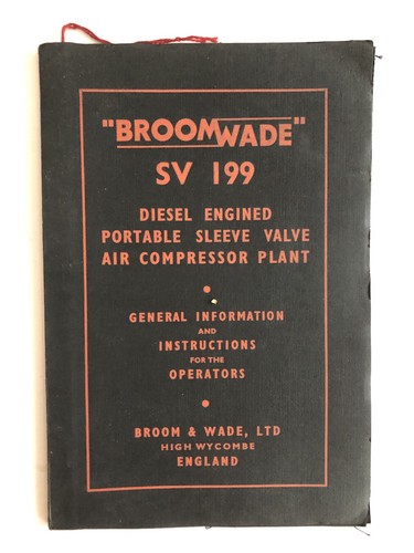 Broomwade 199 compressor - broomwade,