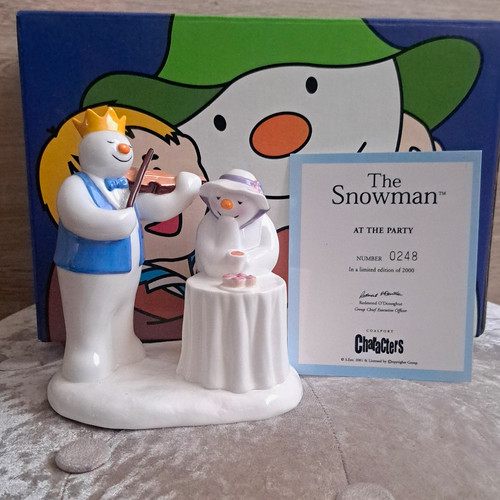 Coalport characters snowman - coalport,