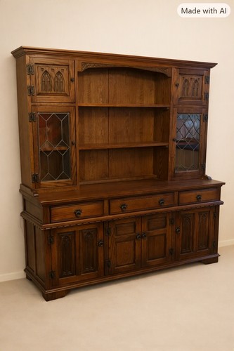 Old charm oak dresser warwick - old,