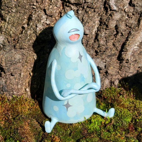 Ooak ice blue - blue,