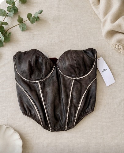 Leather corset urban - corset,