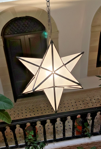 Moroccan star lampshade - star,