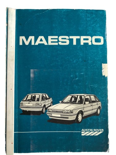 Maestro repair manual - maestro, austin