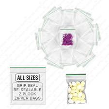 Grip Seal Bags Clear Plastic