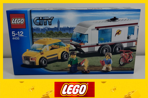 Lego city car and caravan - city:,