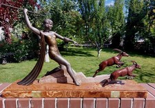 J. DAUVERGNE (XIX-XX) Diana