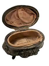 French Pewter Jewellery Box