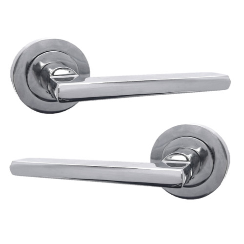 Chrome straight lever door - chrome,