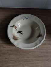 Alfred Meakin "Wildfowl" pattern bowl  With design of flying mallard ducks.