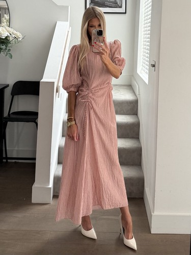 Zara pink check gingham - zara,