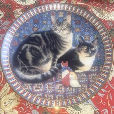 Lesley Anne Ivory's Cats Around The World Porcelain Plate - Octopussy & Motley