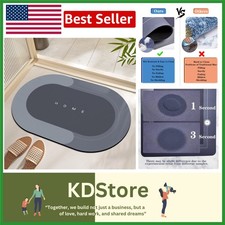 Non-Slip Water-Resistant Bath Mat Outdoor Indoor Easy Clean 40x60cm Blue