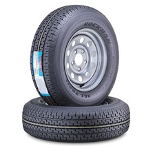 2 ROCKMAN Trailer Tire Wheel