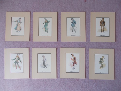Charles dickens prints mounted - charles,