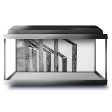 Fish Tank Background 90x45cm BW - Cool Cut Glass Sheets Art  #39104