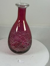 Vintage Cut Glass Cranberry