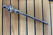 Chrome Brass Tiller Pin Small