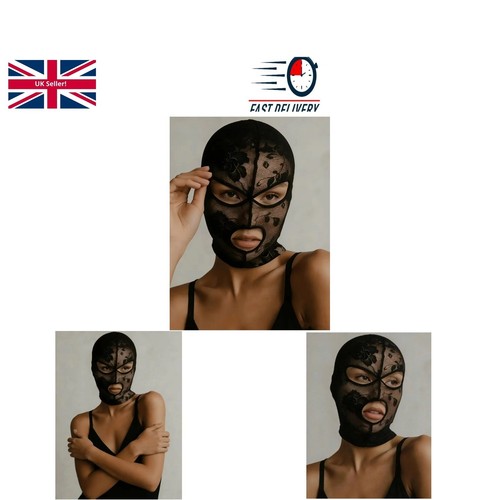 Full face lace mask unisex - lace,
