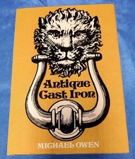 Antique cast iron book by