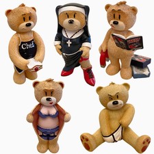 Bundle Of 5 Bad Taste Bears Russell Frank Dee Dee Theresa Magnus