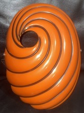 NARUTO OBITO UCHIHA TOBI ORANGE COSPLAY MASK ADULT UNBRANDED NO SIGNS OF USE