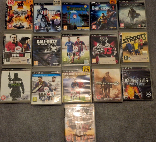 Ps3 game bundle mixed genre - game,