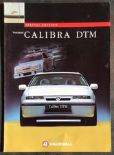 VAUXHALL Calibra DTM Special Edition Car Sales Brochure Jun 1995  V10380 Rare!