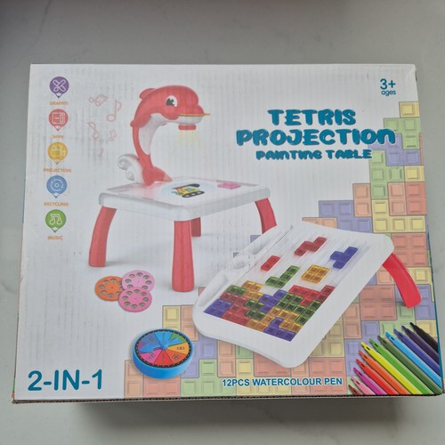 Pink dolphin trace and draw - trace,