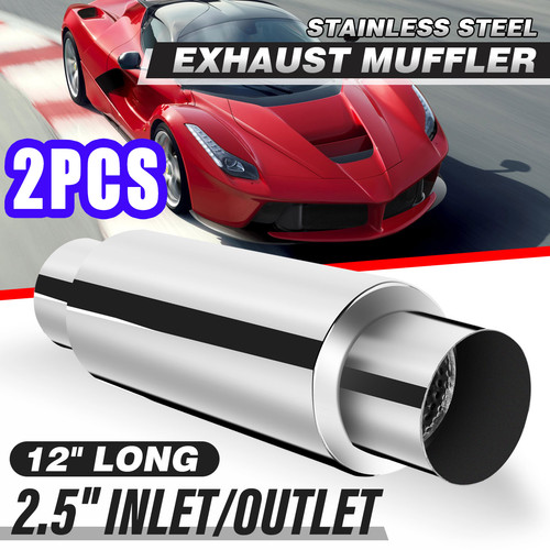 Universal exhaust silencer - 2x,