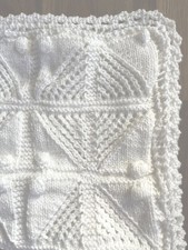 Hand Knitted beautiful  white