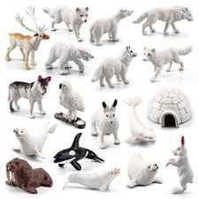 .18PCS Arctic Animal Toy