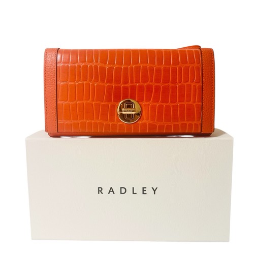 Radley handbag orange leather - handbag,