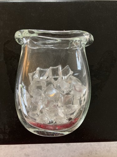 Hand blown glass - blown, vase