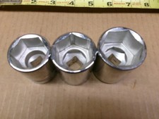 Armstrong Tools USA  3-Piece Jumbo Socket Set / Lot 1-1/16" + 1-1/8" + 1-3/16"