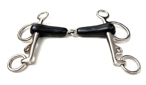 Rubber pelham bit single - pelham,