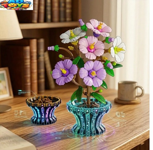 Cotton rose bouquet - cotton, flower