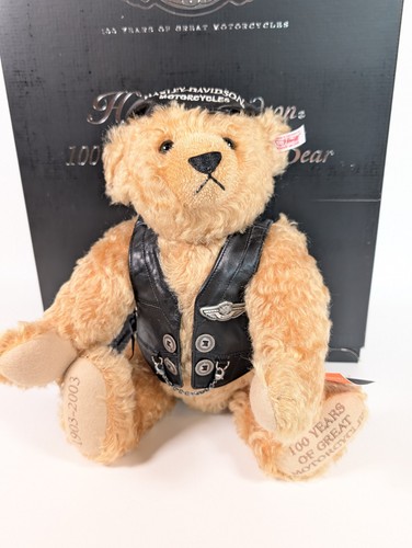 Steiff harley davidson - davidson, 100th