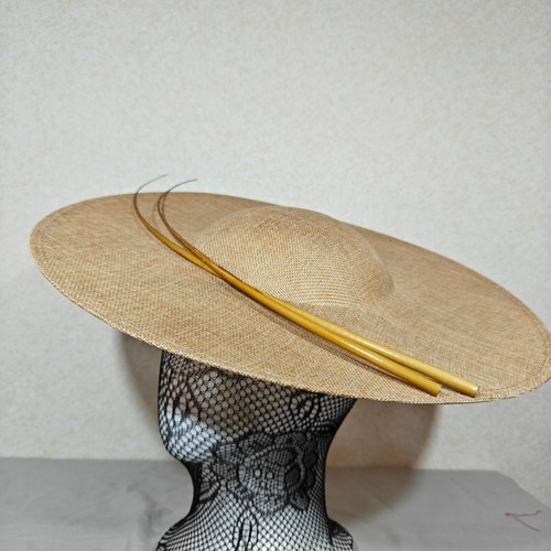 Champagne beige feather - champagne, stick