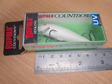 Rapala CountDown CD-7  PRLU Pearl UV Fishing Lure. Lightly marked lid.